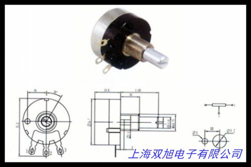 精密多圈可調(diào)電位器 滑動變阻器 WXD7-33 5W 5K